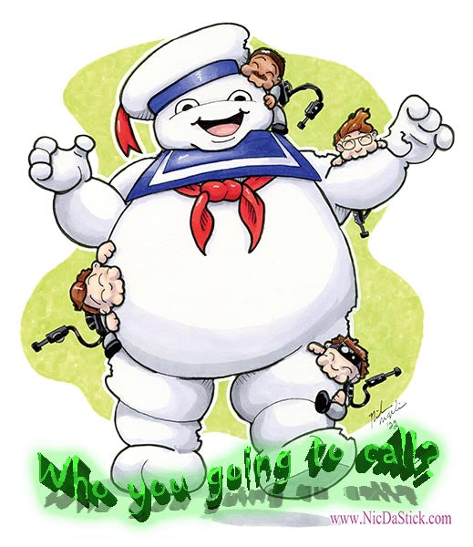 Who you gonna call?? - Ghostbuster Fan Art