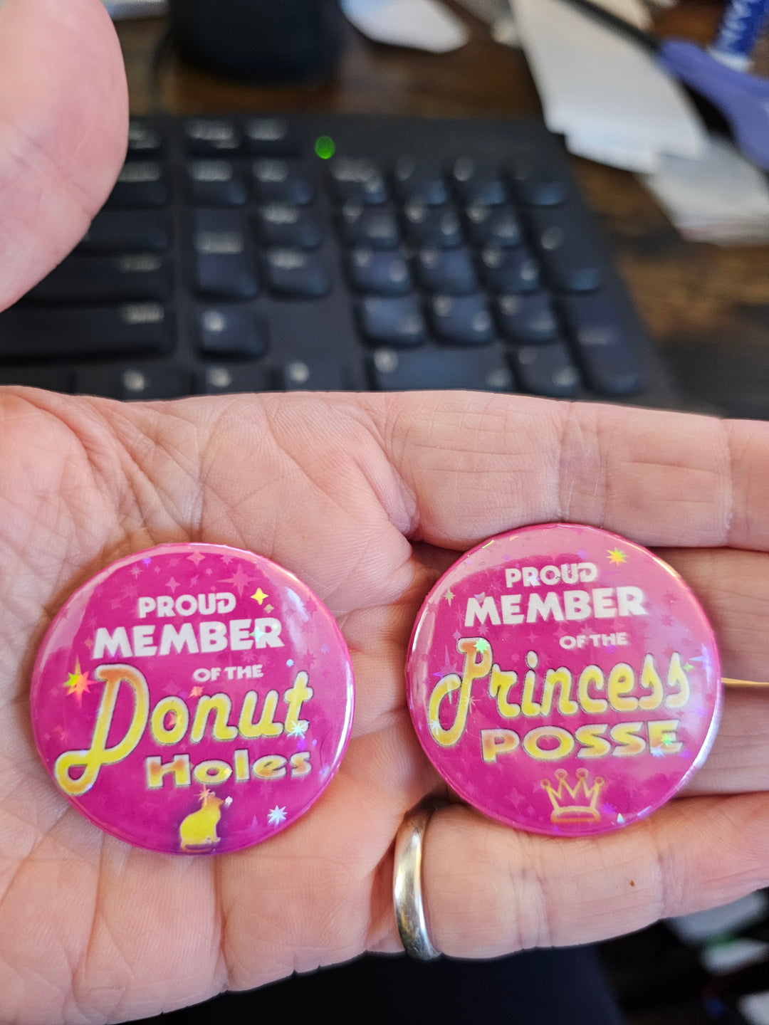 Dungeon Crawler Button Pins