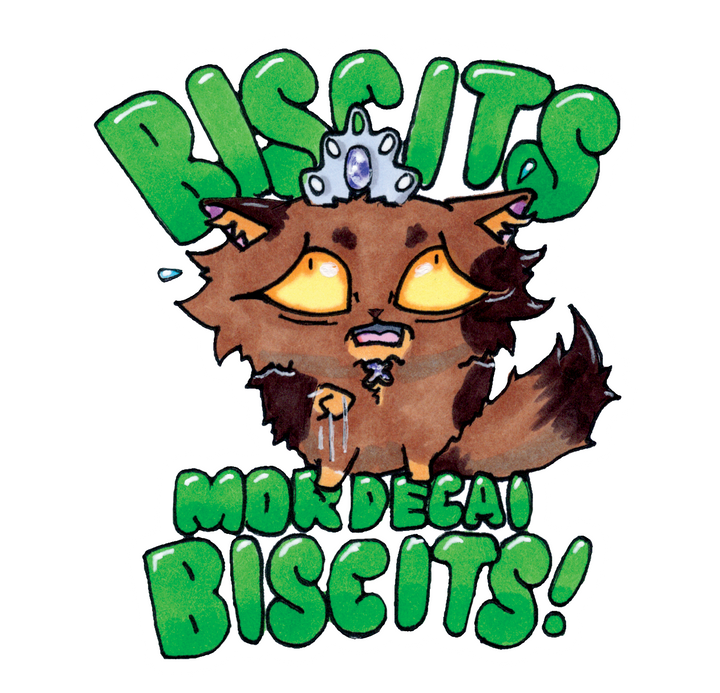 Princess Donut "Biscuits Mordicia Biscuits" Stickers