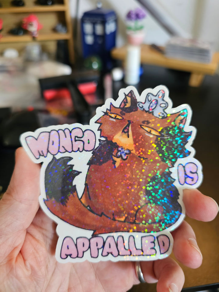 Princess Donut "Mongo is Appauled" Stickers