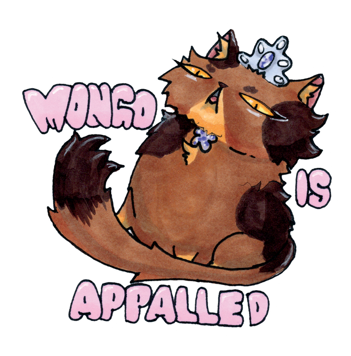 Princess Donut "Mongo is Appauled" Stickers