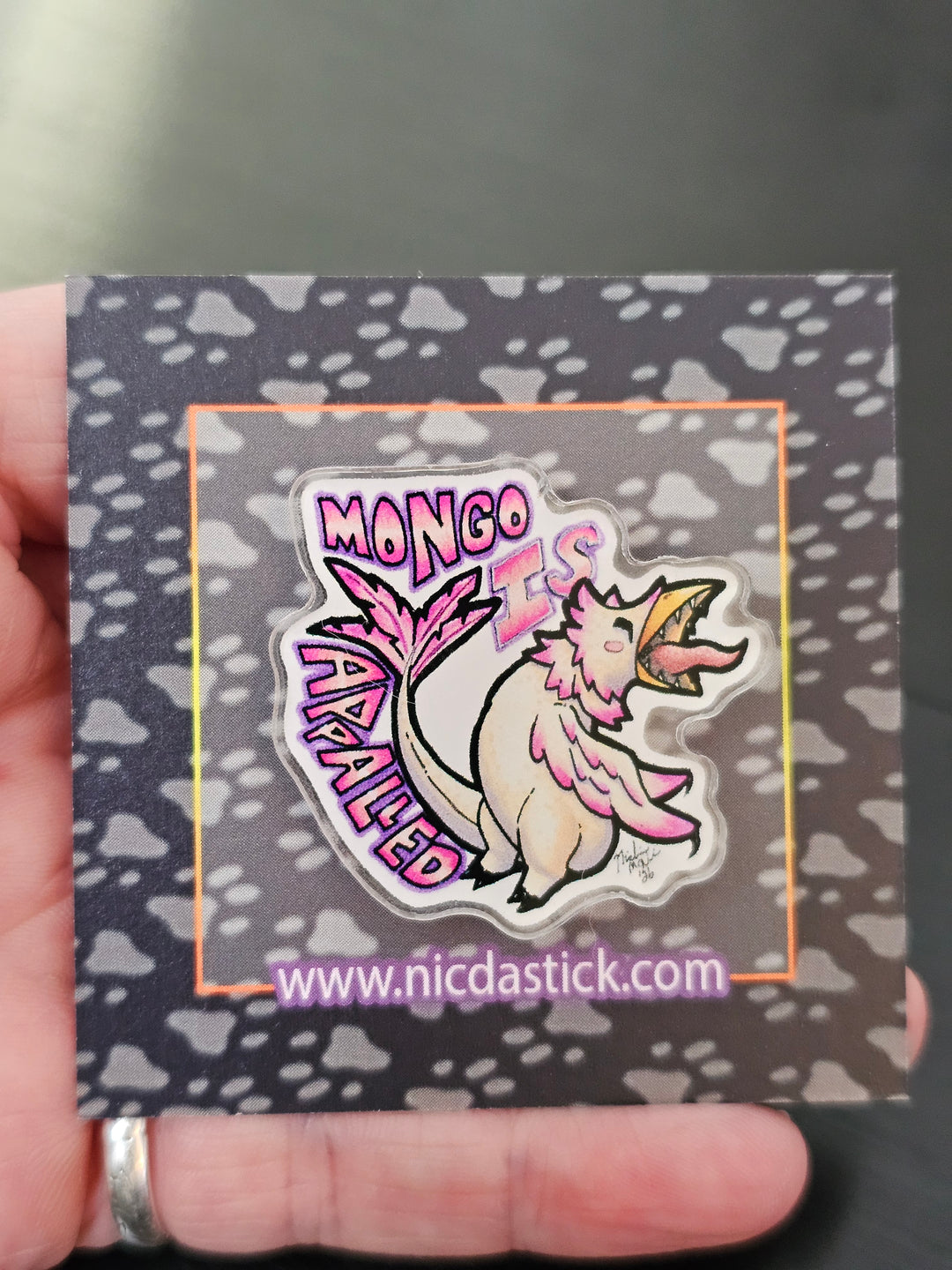 Dungeon Crawler Acrylic Pins