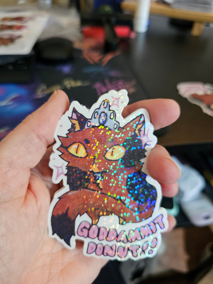 Princess Donut "Goddammit Donut" Stickers