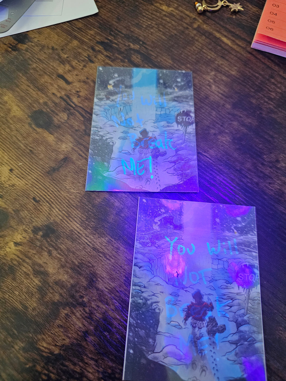 Dungeon Crawler Trading cards - Foil Secret Message