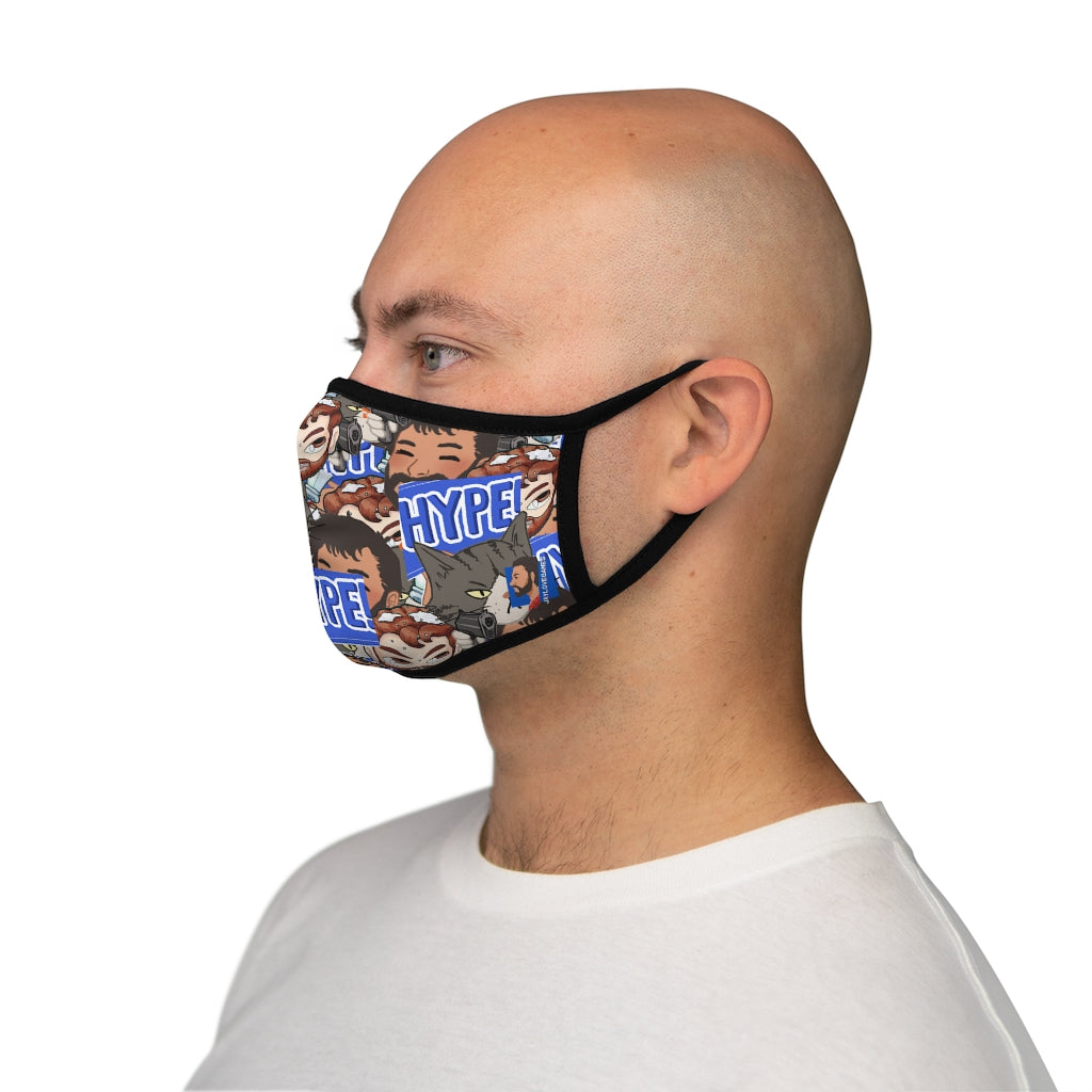 Jaylovegames's Emote Fitted Polyester Face Mask