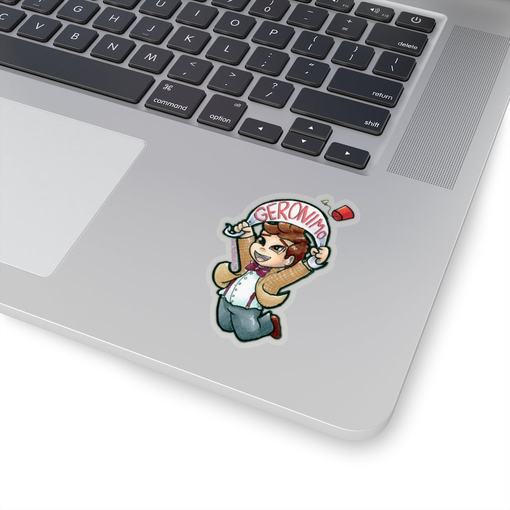 11th Doctor "Geronimo" Fan Kiss-Cut Stickers
