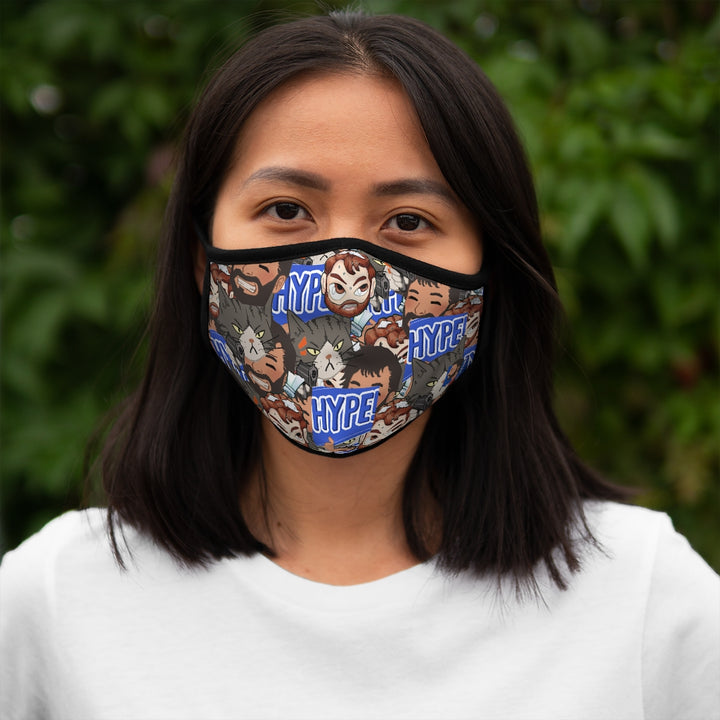 Jaylovegames's Emote Fitted Polyester Face Mask