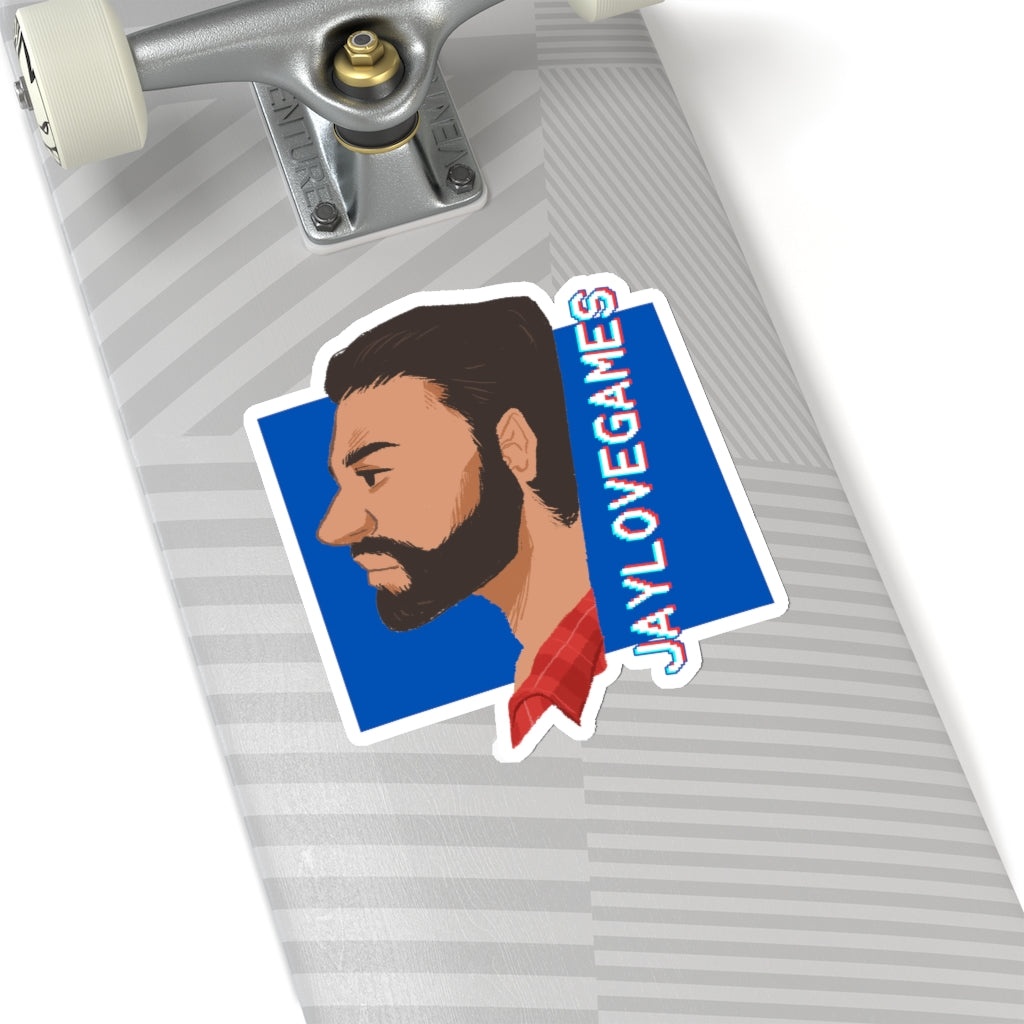 Jaylovegame's Logo Kiss-Cut Stickers
