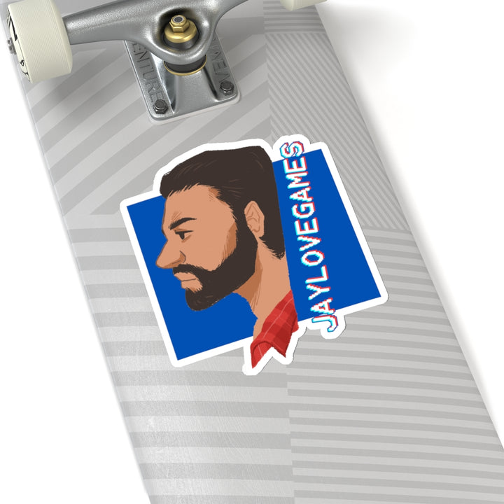 Jaylovegame's Logo Kiss-Cut Stickers