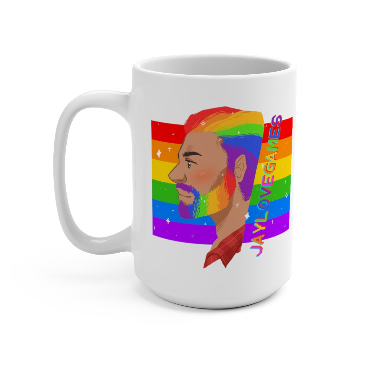 Jaylovegames 2021 Pride Mug 15oz