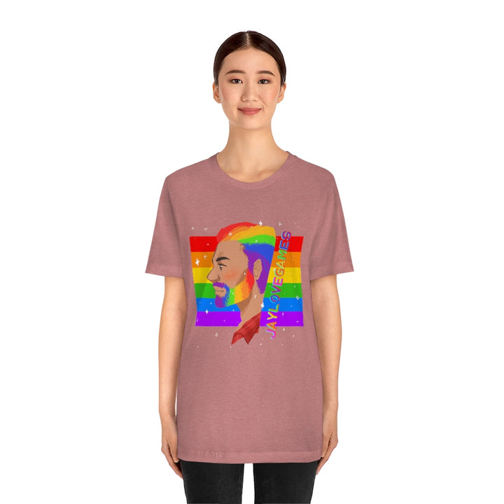 Jaylovgames's Pride Logo Unisex Jersey Short Sleeve Tee