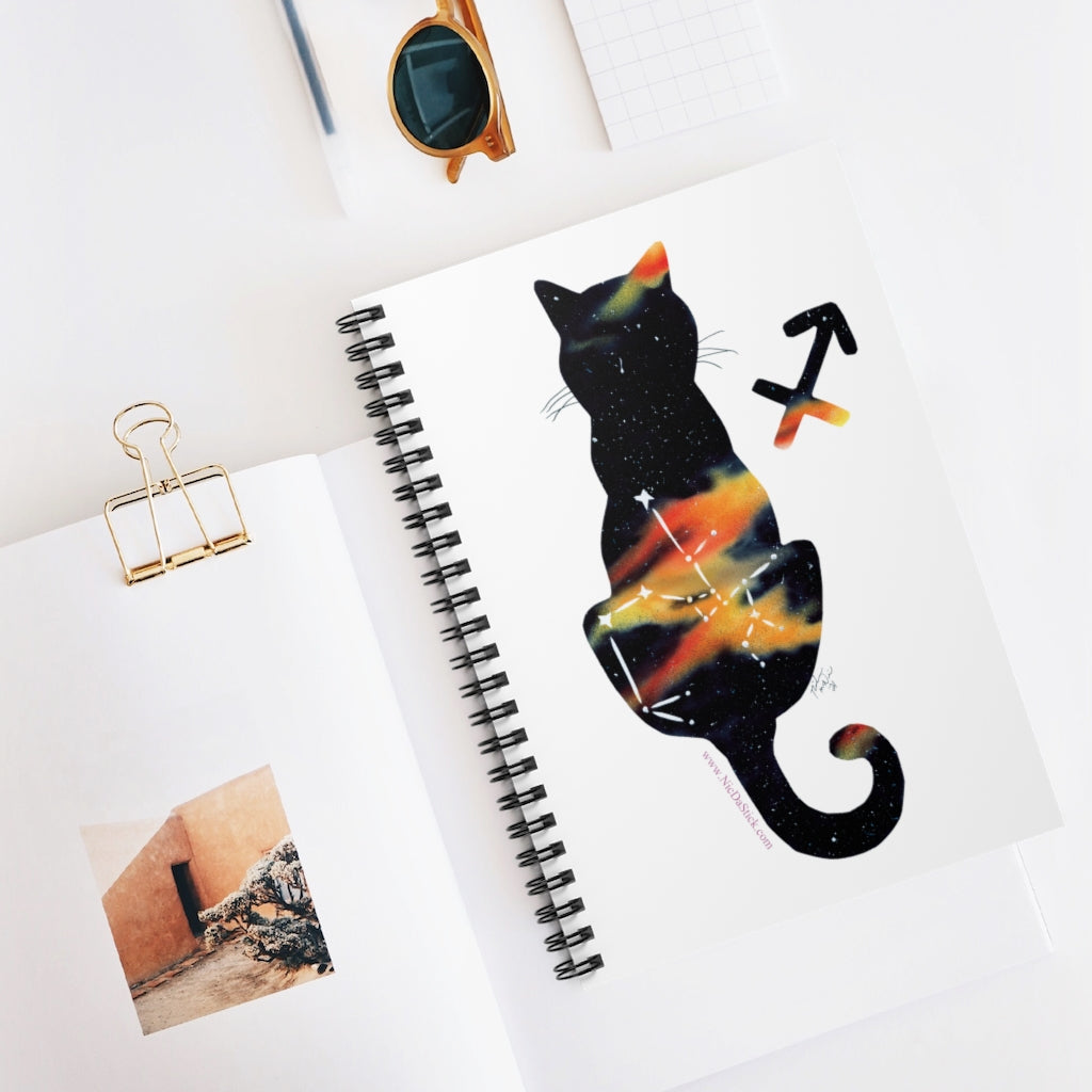 Sagittarius Spiral Notebook - Ruled Line
