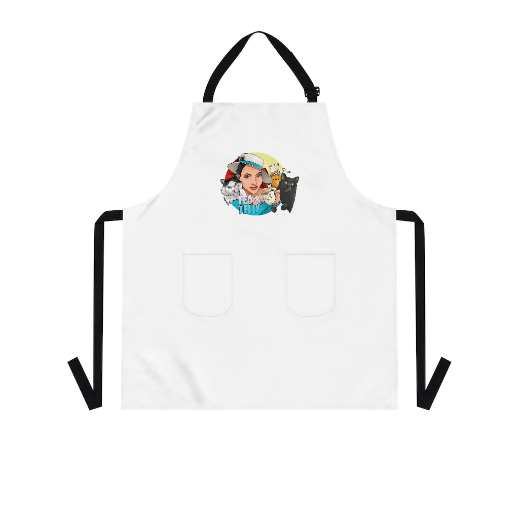 Tea & Telly w/cats Apron (AOP)