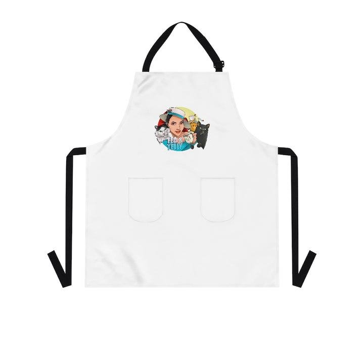 Tea & Telly w/cats Apron (AOP)