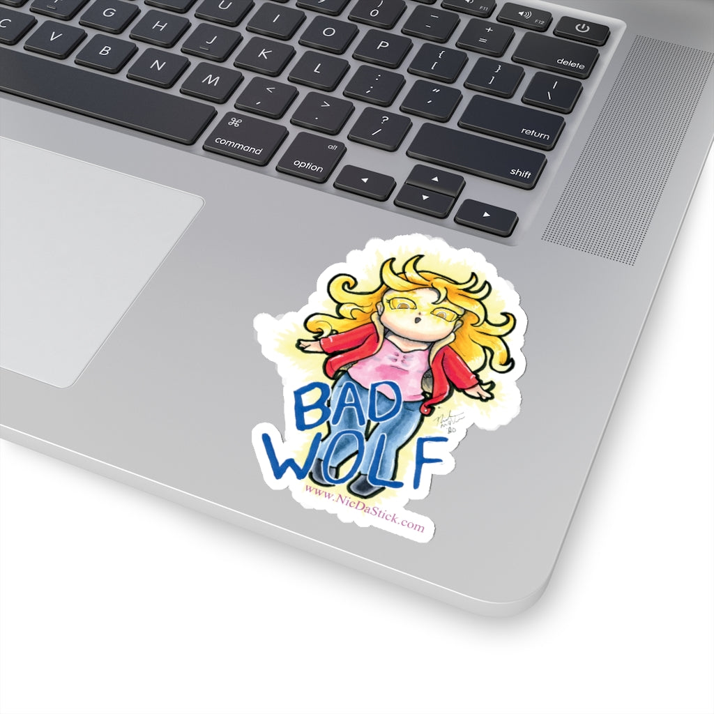 Rose "Bad Wolf" Fan Kiss-Cut Stickers