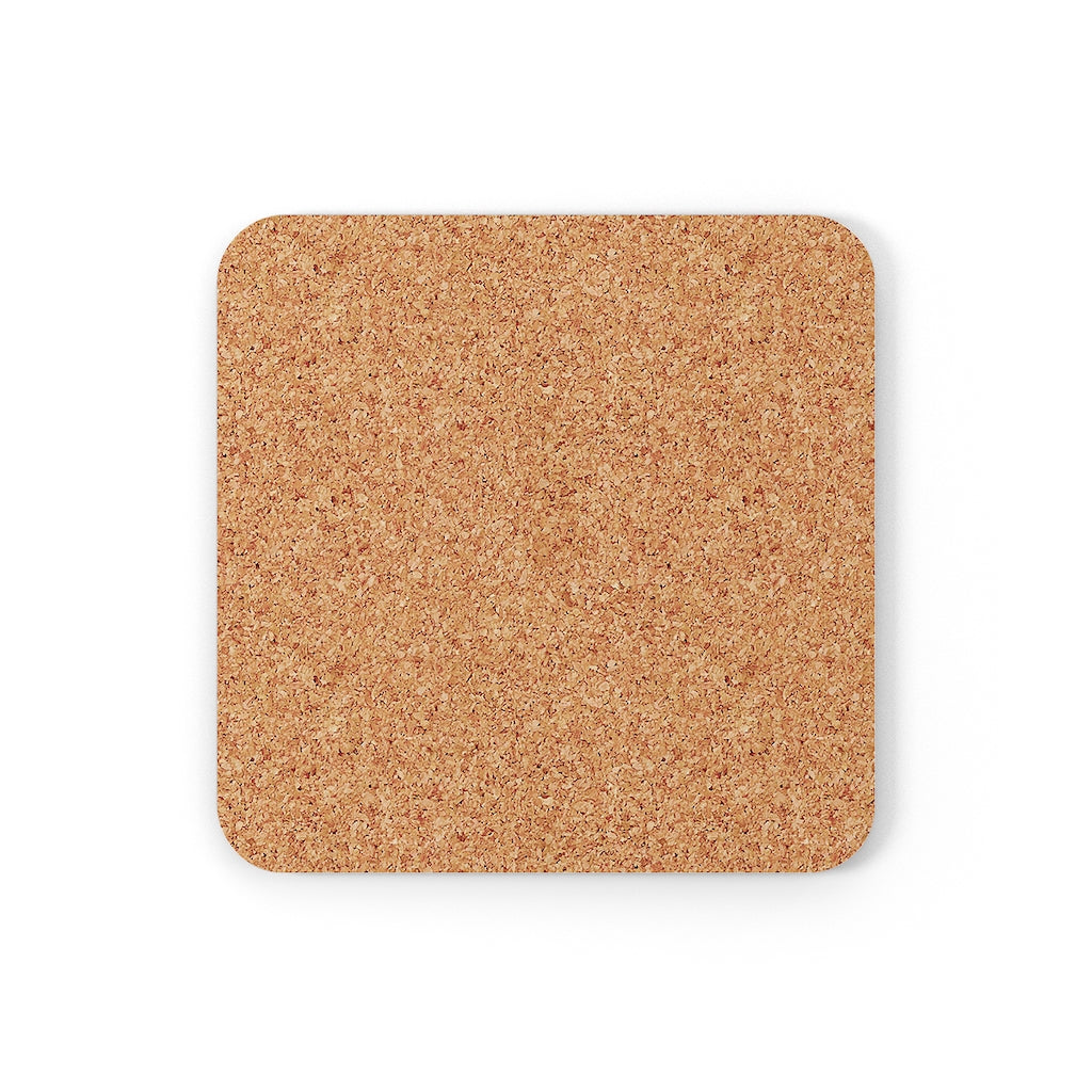 Tea & Telly Crafted Cork Back Coaster