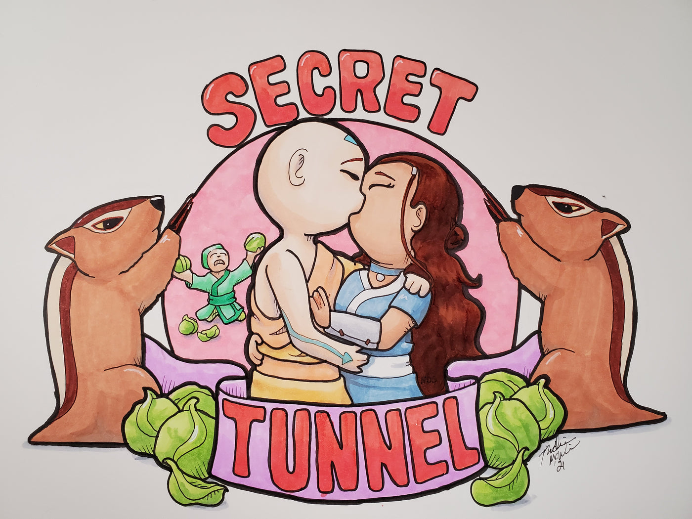 The Secret Tunnel - Avatar Fan Art - Original