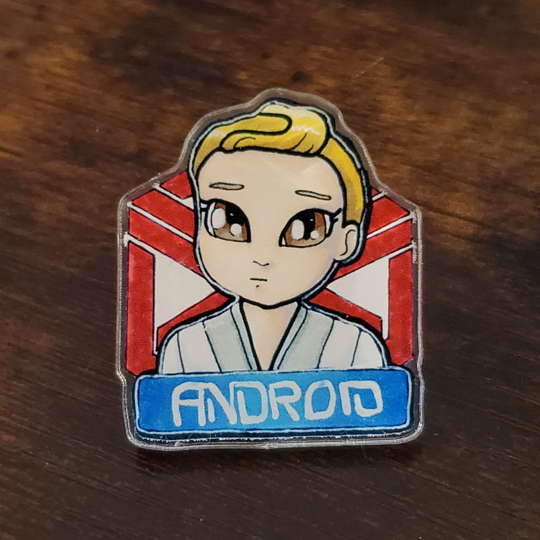 Android - Dark Matter Fan Character Pin