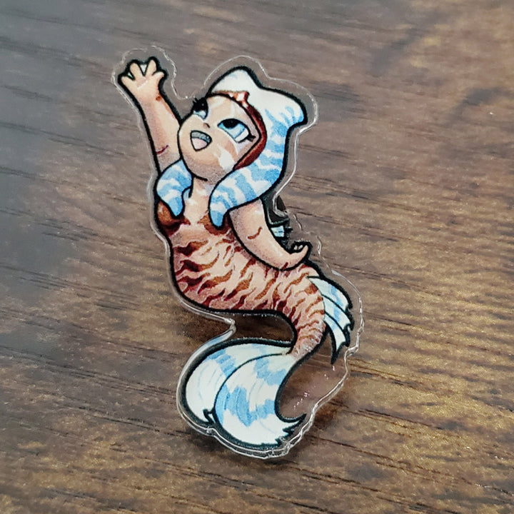 Ahsoka Mer-may Acrylic Pin