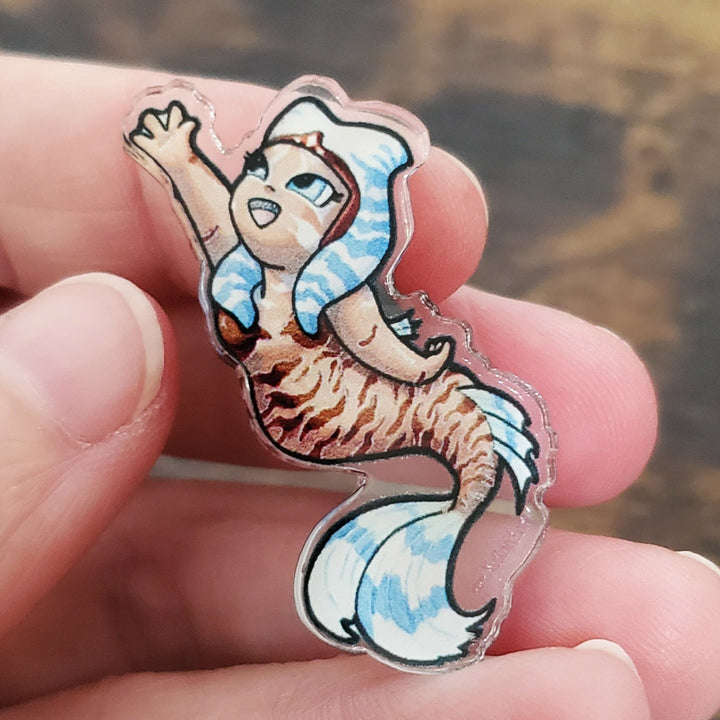 Ahsoka Mer-may Acrylic Pin