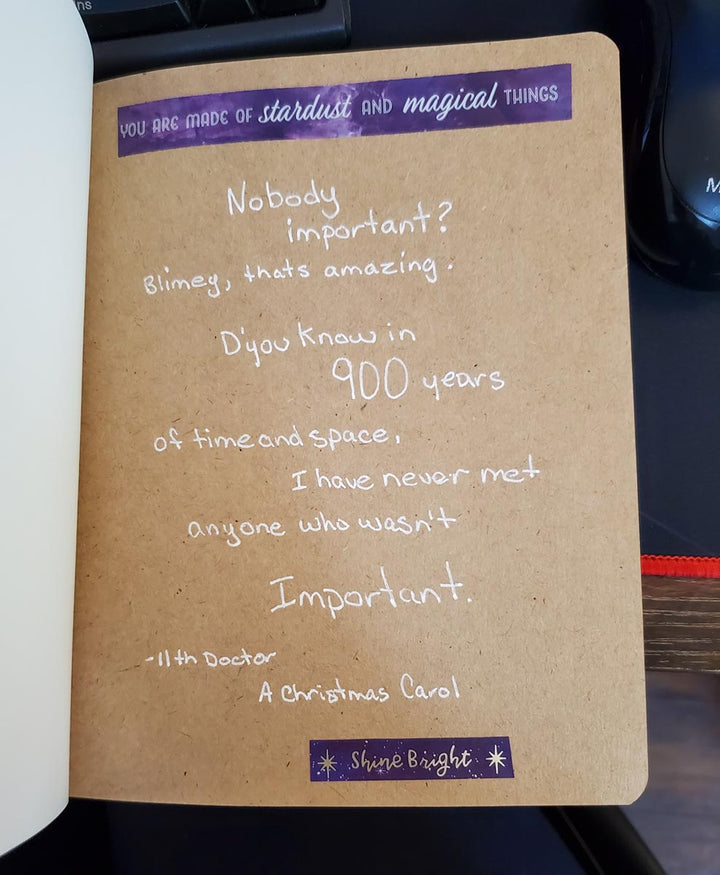 Custom 128 Page Unlined Journal - Let your Fandom OUT!