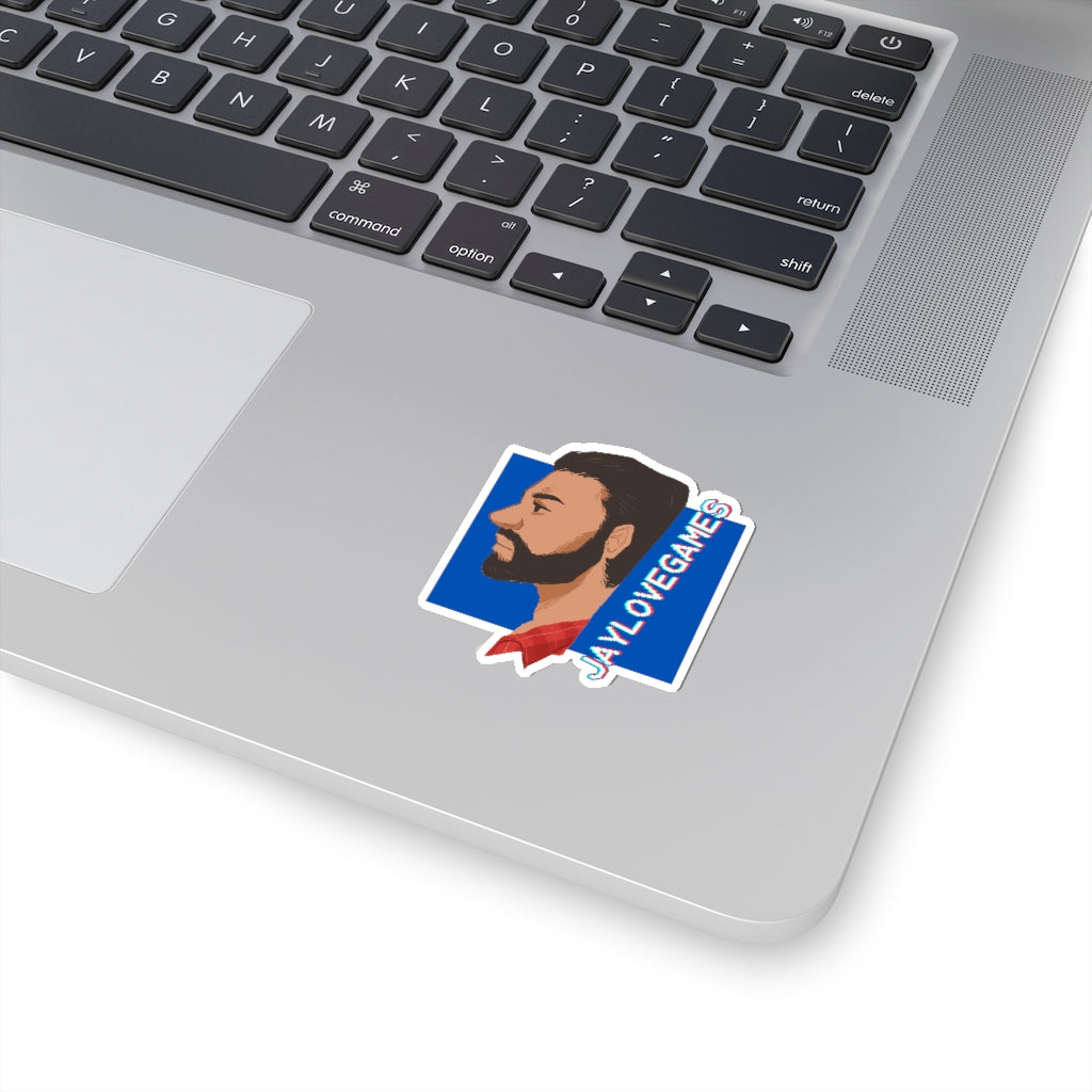 Jaylovegame's Logo Kiss-Cut Stickers