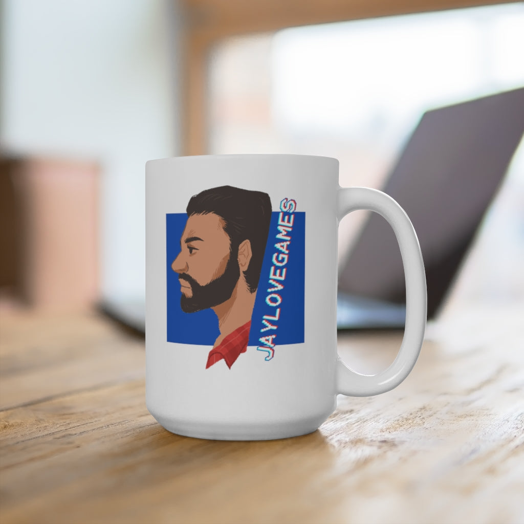 Jaylovegames 2021 logo Mug 15oz