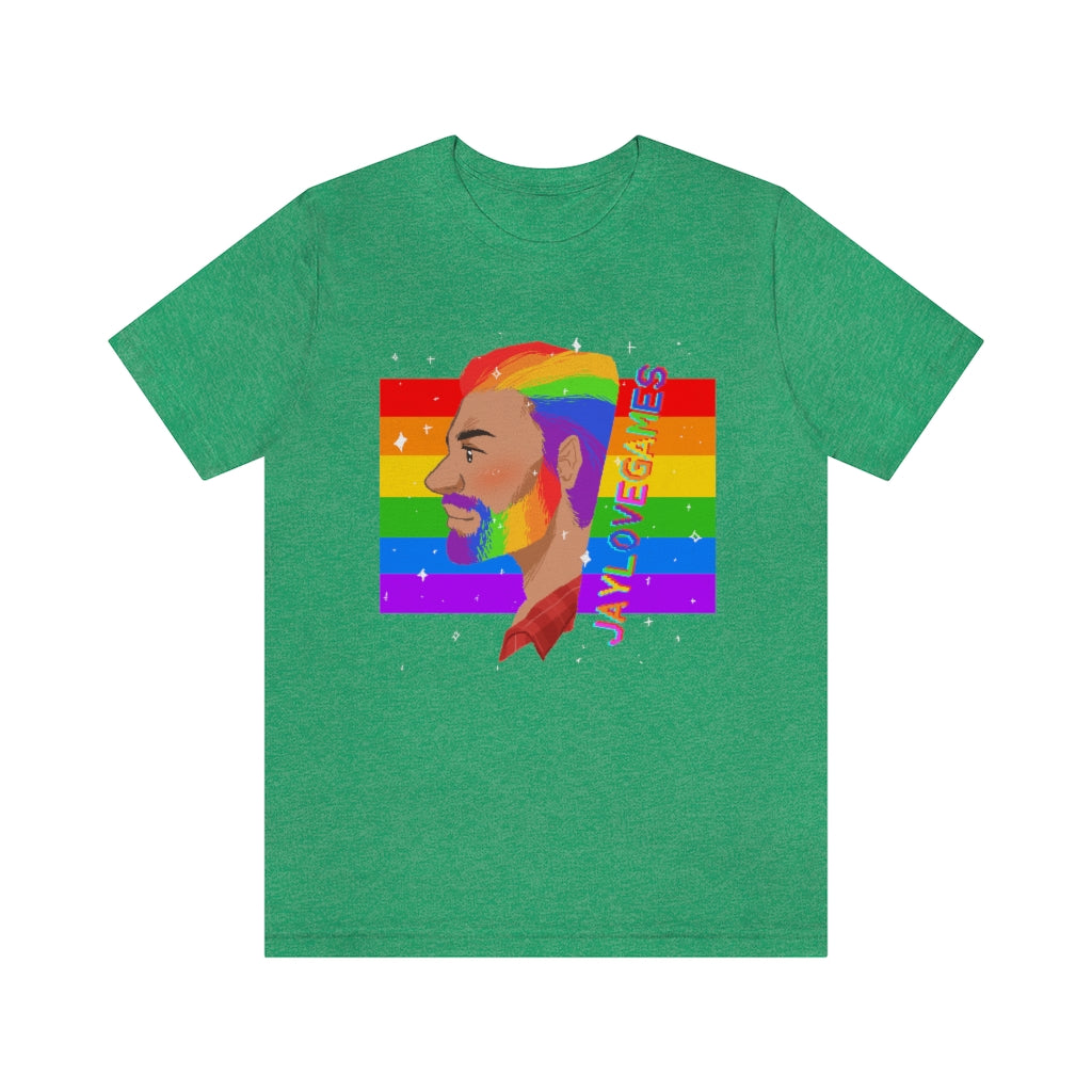 Jaylovgames's Pride Logo Unisex Jersey Short Sleeve Tee