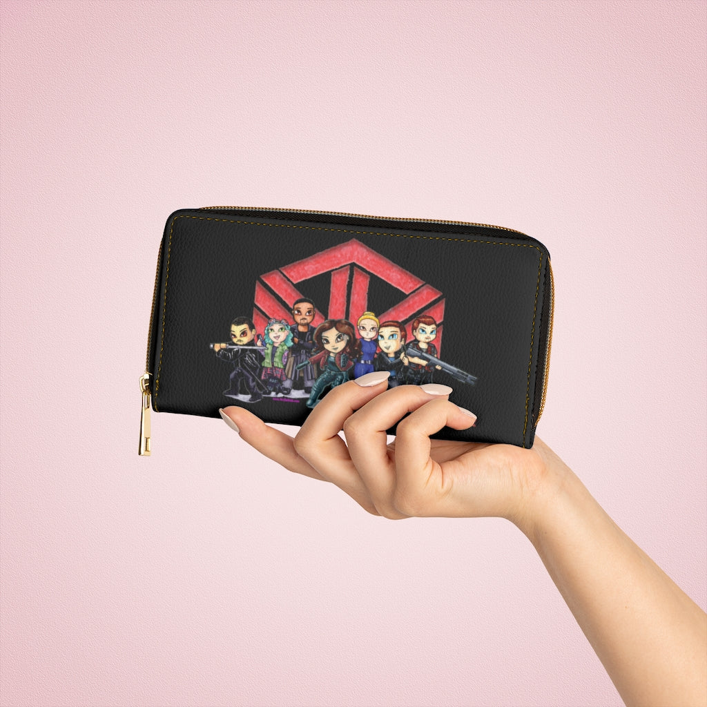 Dark Matter Crew Fan Made Zipper Wallet