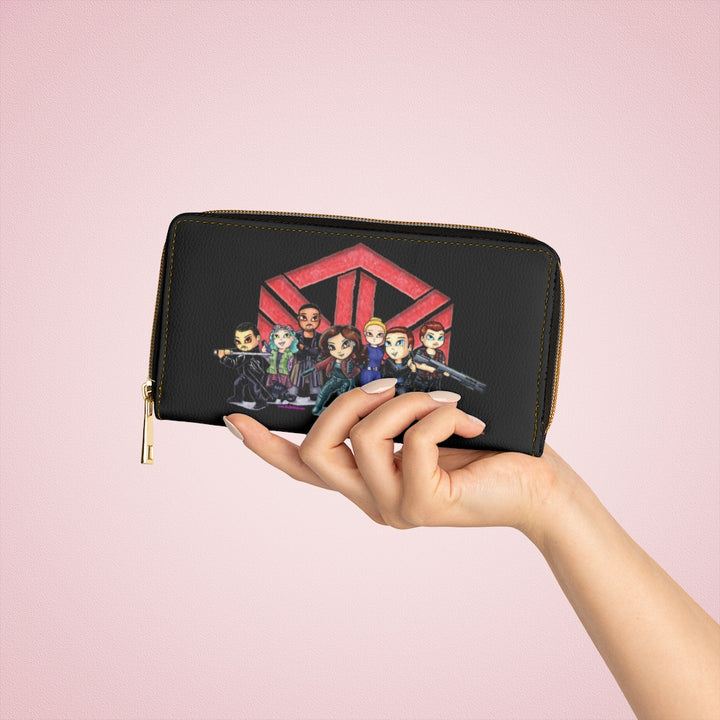 Dark Matter Crew Fan Made Zipper Wallet