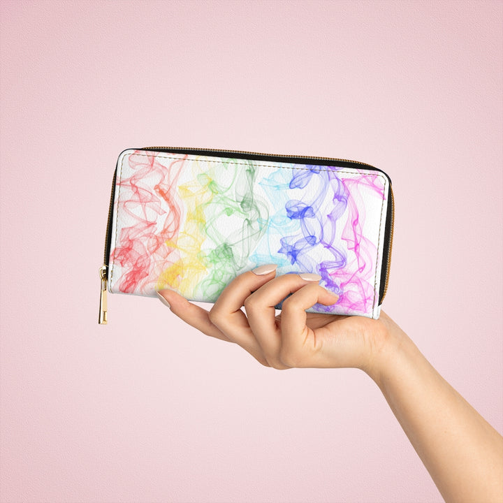 Rainbow Ink Pride Zipper Wallet