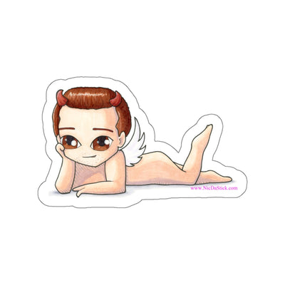 Naked Lucifer Kiss-Cut Stickers