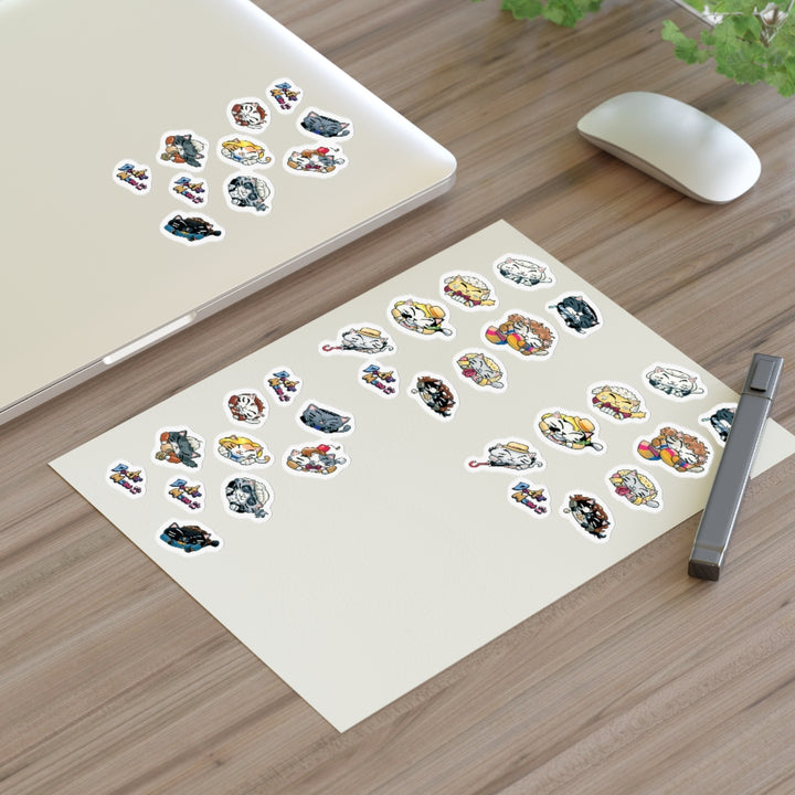 Doctor Mew "The Doctors" Doctor Who Parody Sticker Sheets