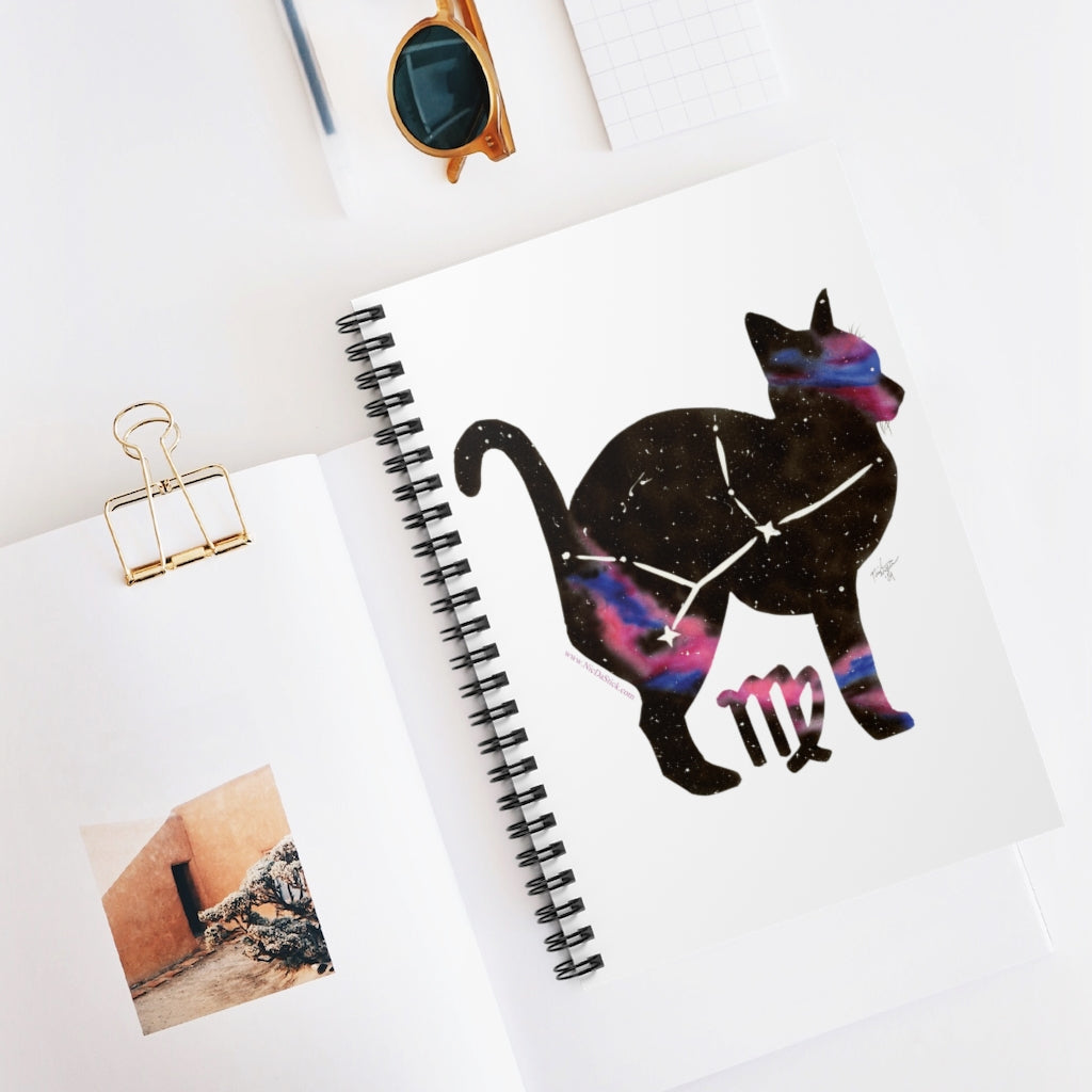 Virgo Spiral Notebook - Ruled Line
