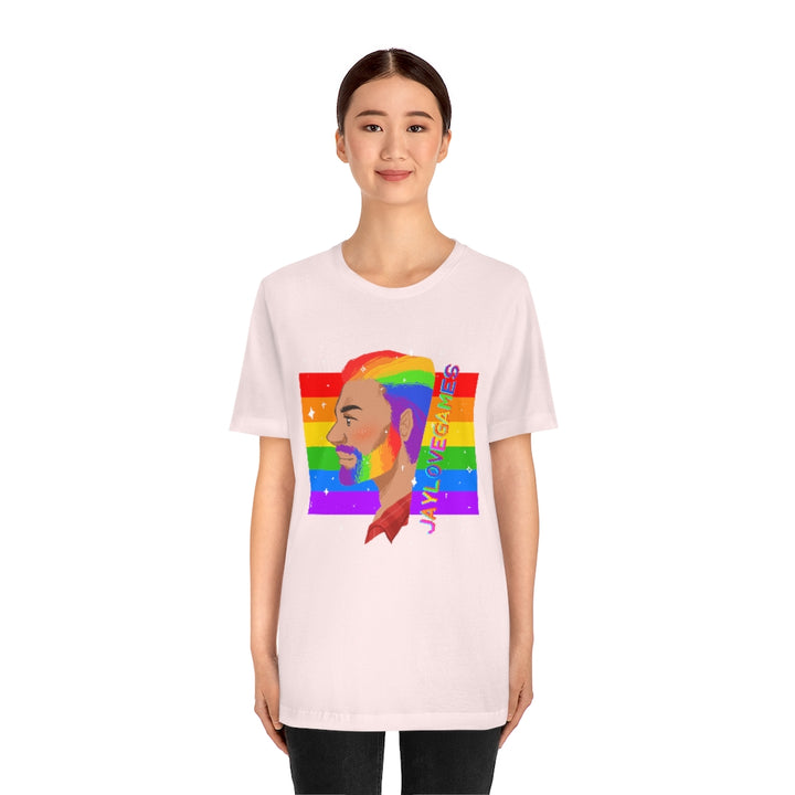 Jaylovgames's Pride Logo Unisex Jersey Short Sleeve Tee
