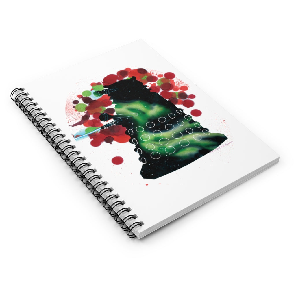 EXTERMINATION!! Doctor Who Fan Spiral Notebook - Ruled Line