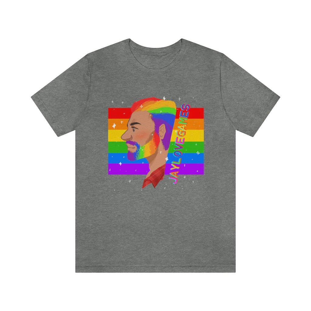Jaylovgames's Pride Logo Unisex Jersey Short Sleeve Tee