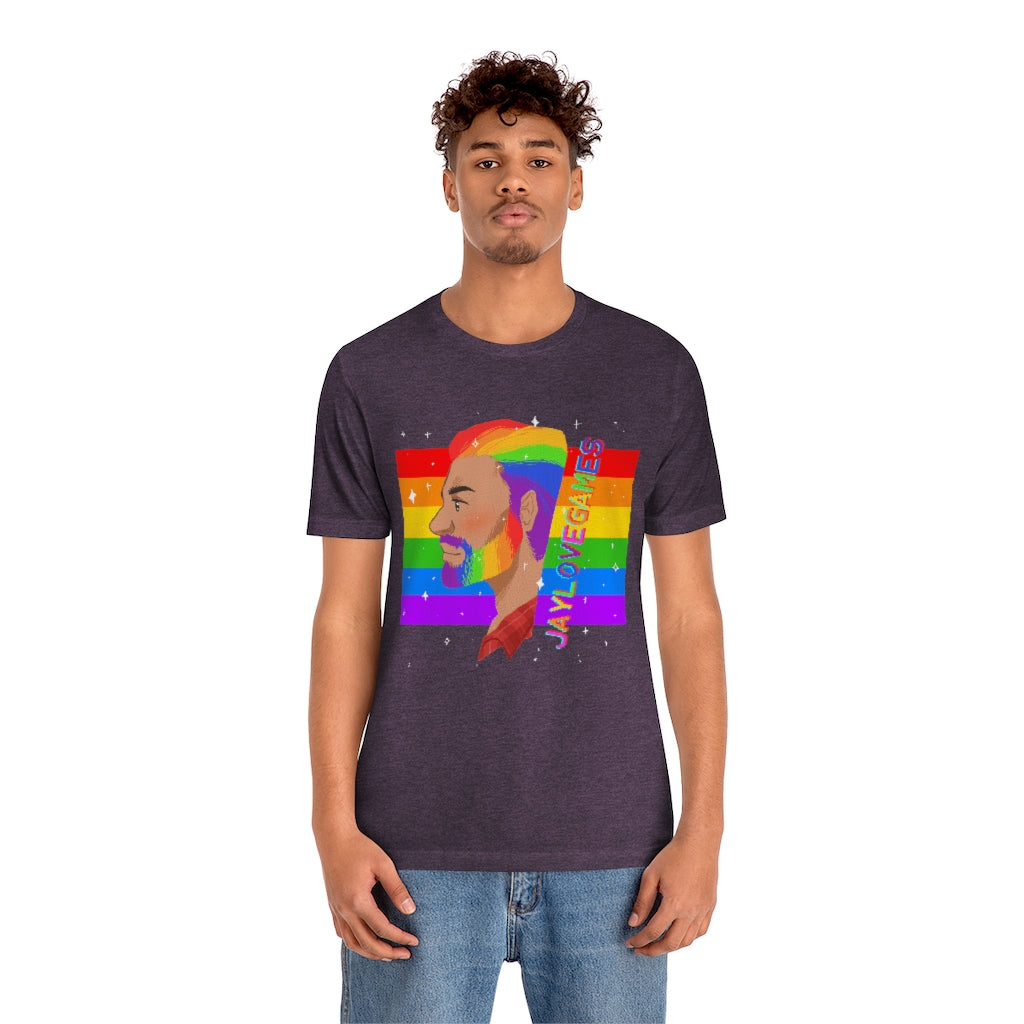 Jaylovgames's Pride Logo Unisex Jersey Short Sleeve Tee