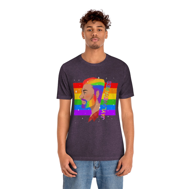 Jaylovgames's Pride Logo Unisex Jersey Short Sleeve Tee