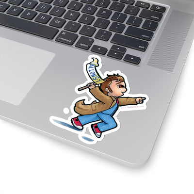 10th Doctor "Allons-y" Fan Made Kiss-Cut Stickers