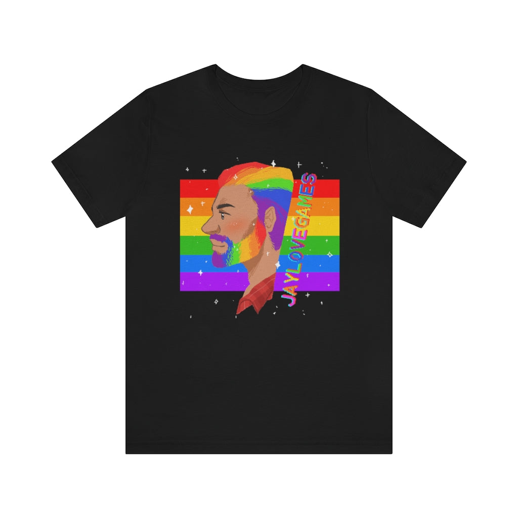 Jaylovgames's Pride Logo Unisex Jersey Short Sleeve Tee