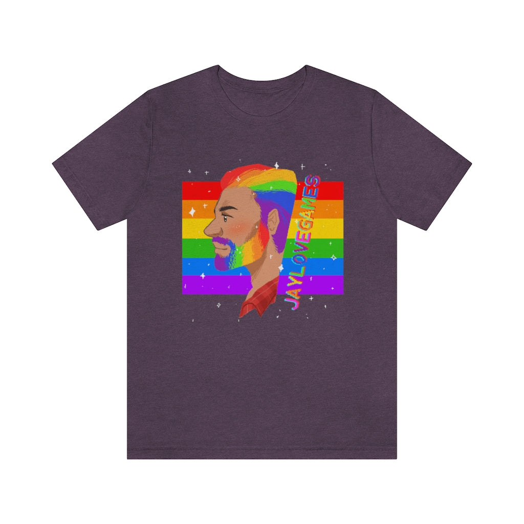 Jaylovgames's Pride Logo Unisex Jersey Short Sleeve Tee