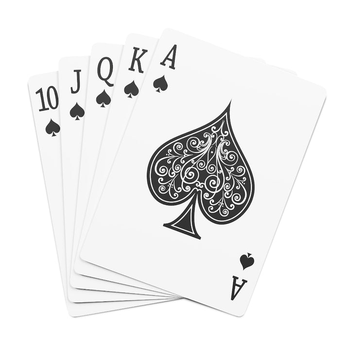 Tea & Telly with Cats Custom Poker Cards