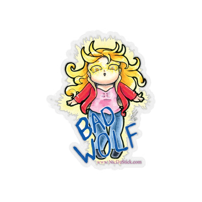 Rose "Bad Wolf" Fan Kiss-Cut Stickers