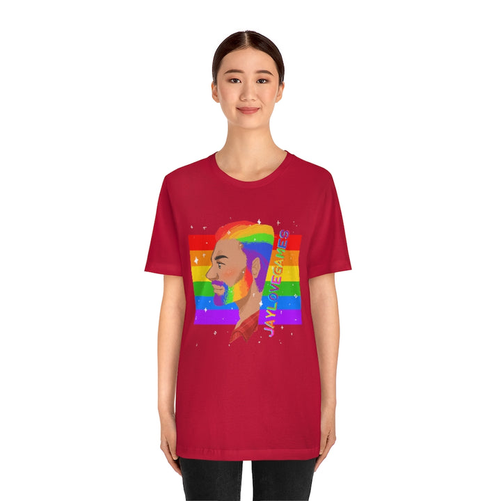 Jaylovgames's Pride Logo Unisex Jersey Short Sleeve Tee