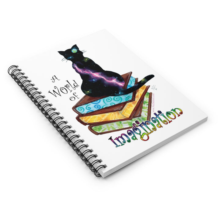 A world of Imagination Spiral Notebook - Ruled Line