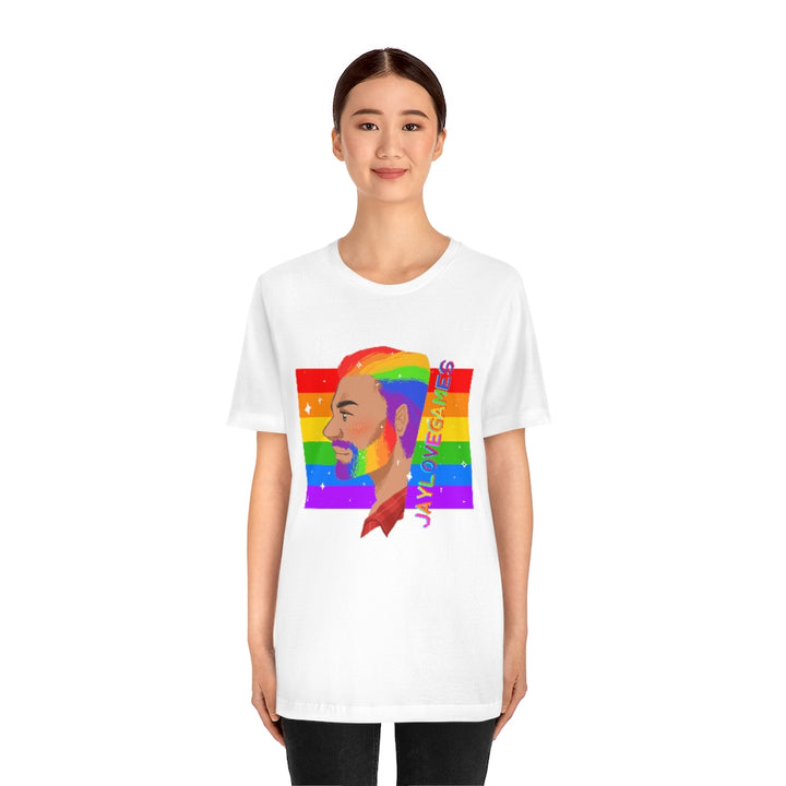 Jaylovgames's Pride Logo Unisex Jersey Short Sleeve Tee