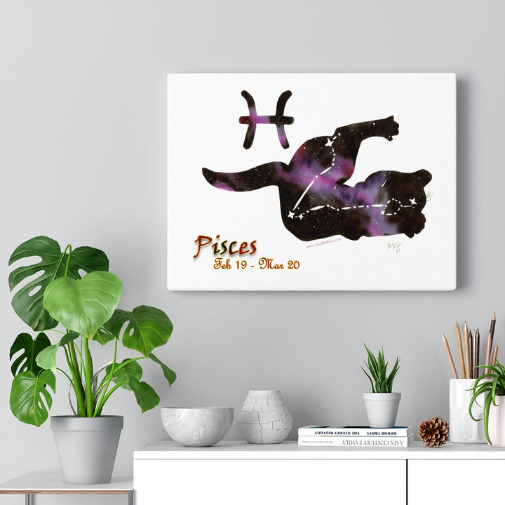 Pisces Zodicat Print