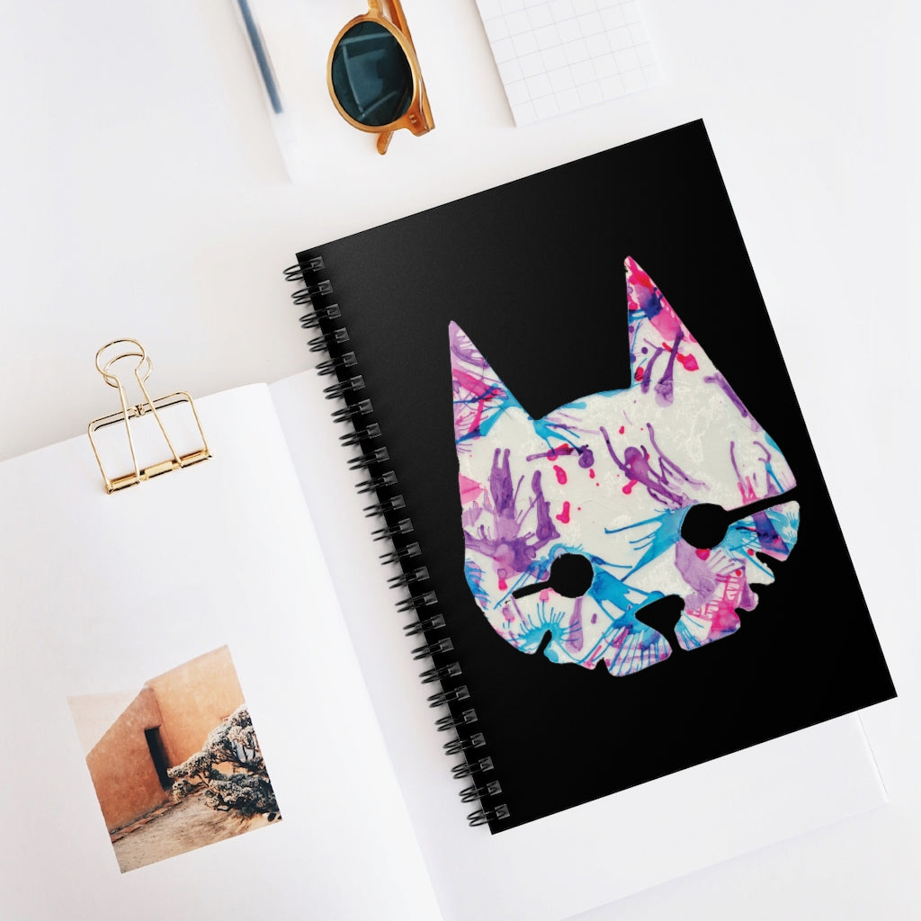 Stray - Splat 2 Fan Spiral Notebook - Ruled Line