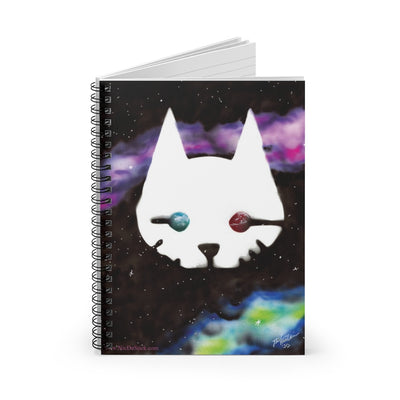Stray - Space Fan Spiral Notebook - Ruled Line